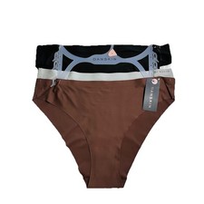 Danskin Intimates Set Of 3 Super Soft Bikini Panties Size L Women's Underwear