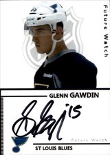 Glenn Gawdin Signed Auto 2.5 x 3.25 Photo NHL St. Louis Blues