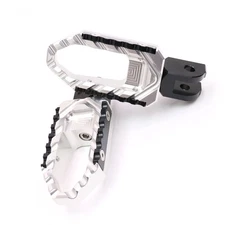 Touring Silver Anti Slip Front Foot Pegs For Tiger 800 XC/XCX/XCA 15 16 17 18