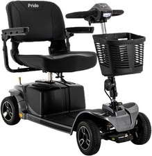 Pride Revo 2.0 4 Wheel Scooter Grey