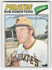 Bob Robertson 1977 Topps #176 Pittsburgh Pirates Ex-Mt