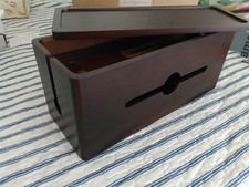 HomeBliss Large Cable Box Cord Organizer Cable Management Mounting Wall Mount
