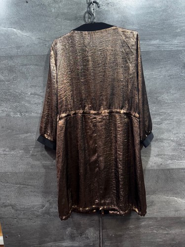 Joseph Ribkoff NWT 203650 Rose Gold Black Jacket Metallic US 10 - Picture 11 of 22
