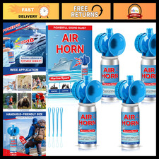 Loud Mini Air Horn 1.4oz - 120dB Safety Signal for Sports, Marine, Emergencies
