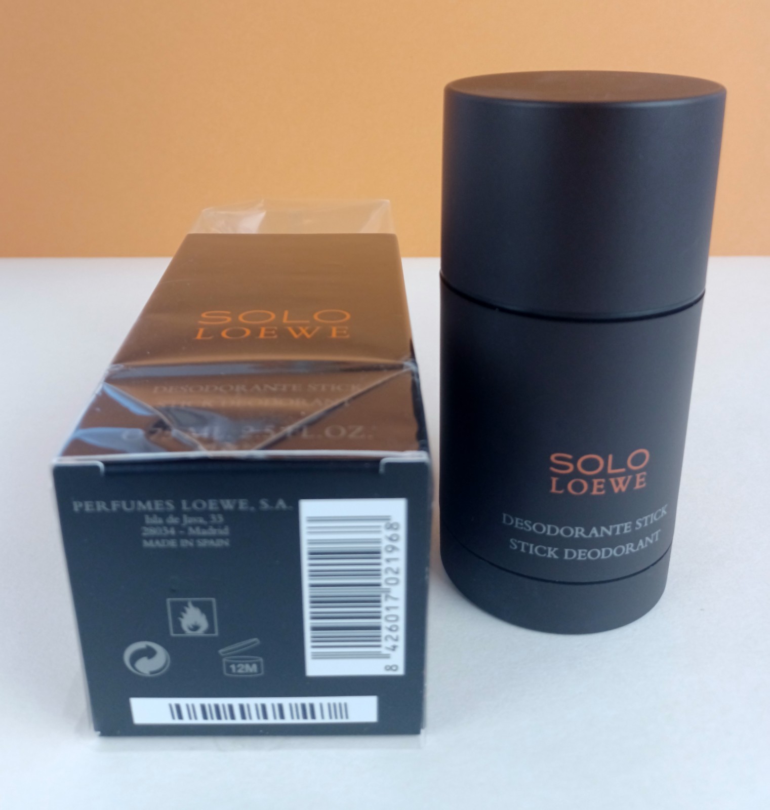 LOEWE SOLO DESODORANTE STICK 75 ml NUEVO / LÁMINA