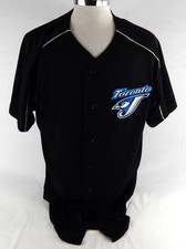 2004-06 Toronto Blue Jays #44 Game Used Black Jersey Spring Training NP Rem 46 0