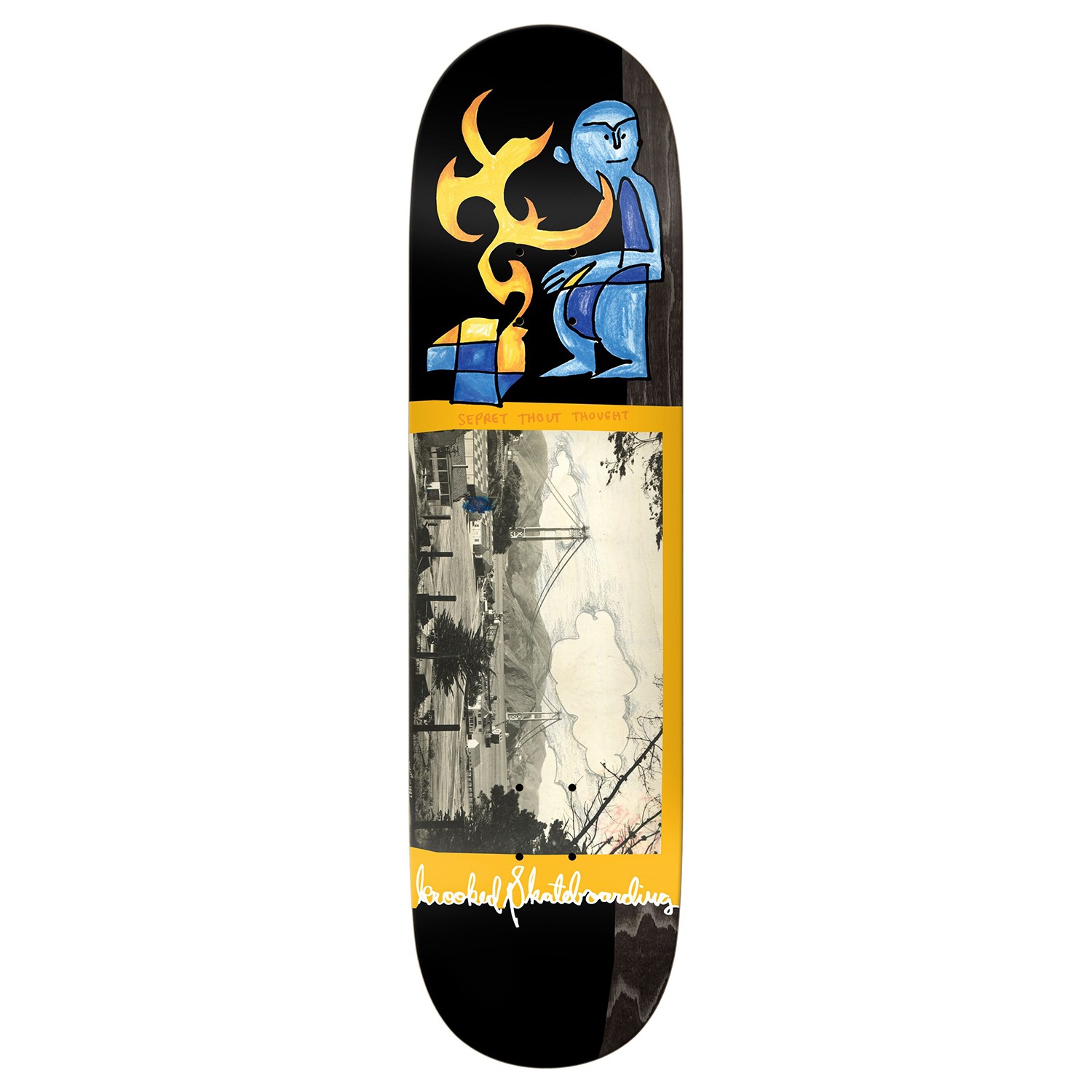 Krooked Skateboard Deck Cernicky Bridge 8.5" x 31.85"