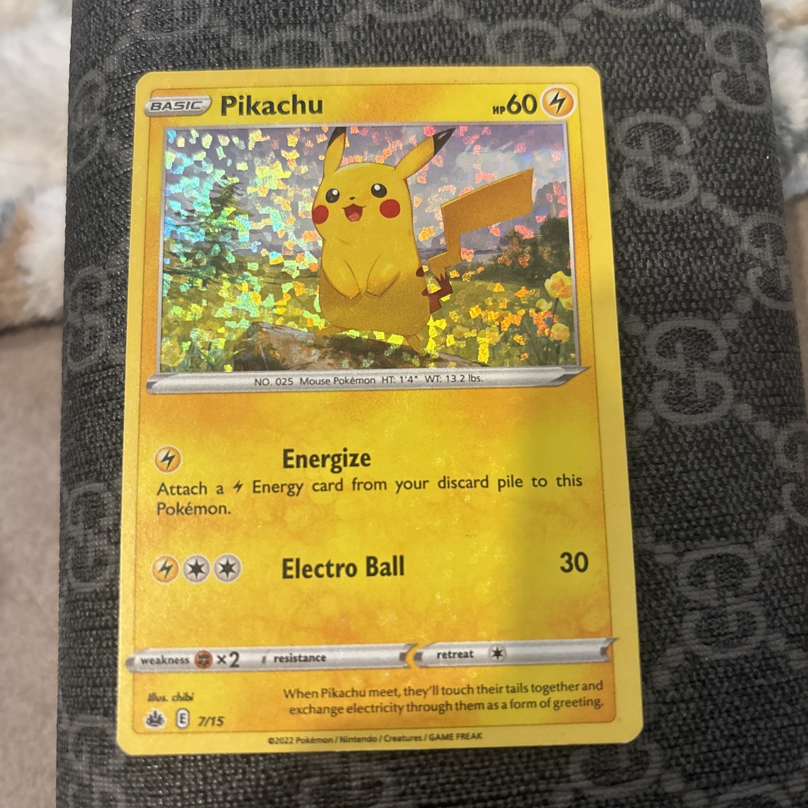 Pikachu 7/15 - McDonald's Holo Pokemon Promo Card
