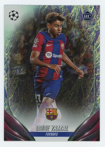 2023-24 Topps UEFA Club Jade Edition Lamine Yamal #64 RC FC Barcelona