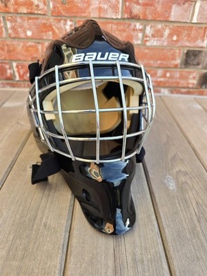 Bauer Full Face NME3 JR Hockey Goalie Mask Black HECC CC-09 Ice Hockey