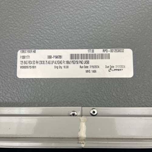 RV Trailer Camper Fifth Wheel Baggage Cargo AccessDoor 23 X 30.75 W/Slam Latch - Bild 5 von 5