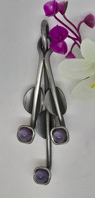 Kettenanhänger Flink-Design Tin Danmark, 9x3 cm Vintage handgearbeitet