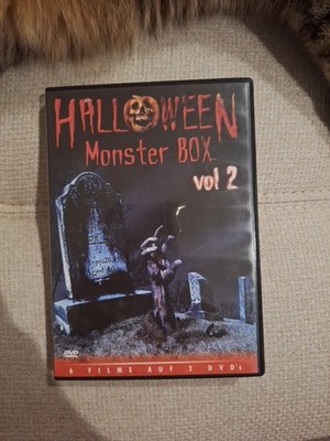 Halloween Monster Box Vol. 2 FSK18 mit 3 Filmen DVDs Horrorfilm Sammlung