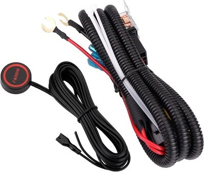 Button Switch, Waterproof Train Horn Wiring Kit, Relay Wiring Harness Kit for Tr