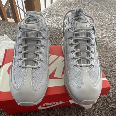 Nike Air Max 95 Men's Gray Low Top Lace-Up Solid Athletic Sneakers