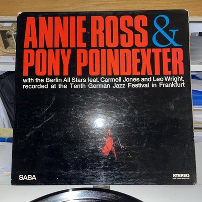 ANNIE ROSS & PONY POINDEXTER LP WITH BERLIN ALL STARS 0483