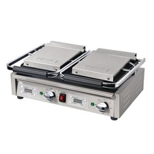 Toastmaschine Buffalo doppelter Kontaktgrill gerillt/gerillt