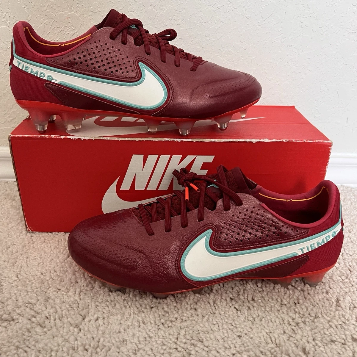 Las mejores ofertas en Nike Tiempo Legend 9 Elite AG PRO Low Red