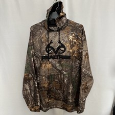 REALTREE Mens Fleece Pullover Hoodie Hunting Sweatshirt Brown Camo XL 3999