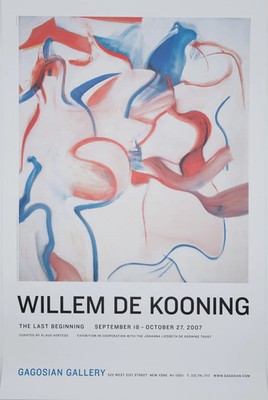 Willem De Kooning: The Last Beginning - Original Color Poster