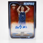 2024-25 Topps Chrome Zach Edey RC Auto #TCA-ZED Grizzlies Rookie Autograph