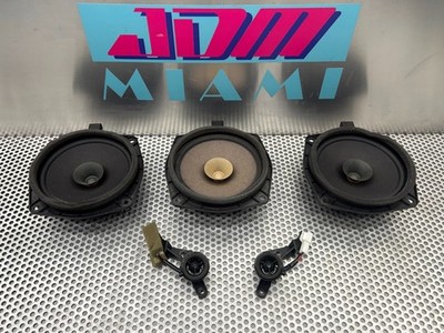 2003-2006 Mitsubishi Lancer Evolution 8 9 Door Speakers Tweeters Genuine OEM