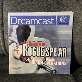 Tom Clancy's Rainbow Six Rogue Spear Dreamcast PAL Mission Pack -see description