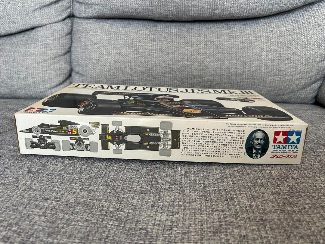TAMIYA TEAM LOTUS JPS MK III F1 GRAND PRIX 1/20 Unassembled