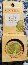 Burt's Bees Lemon Butter Cuticle Cream With Vitamin E - 0.60 fl. oz