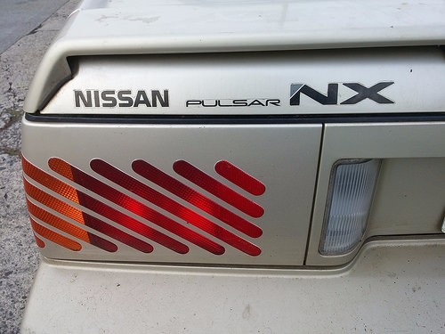 New 1987-1990 Pulsar NX Twin Cam 16 Valve SE Rear Badge Decal Set