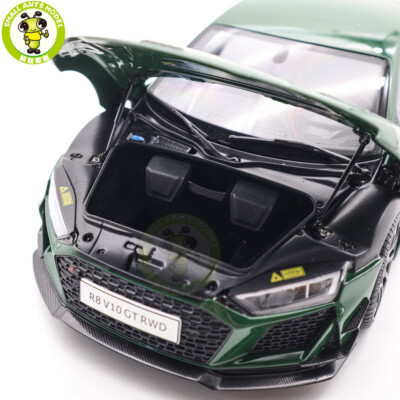 1/18 2021 Audi R8 V10 GT RWD Green KengFai Diecast Model Toy Car