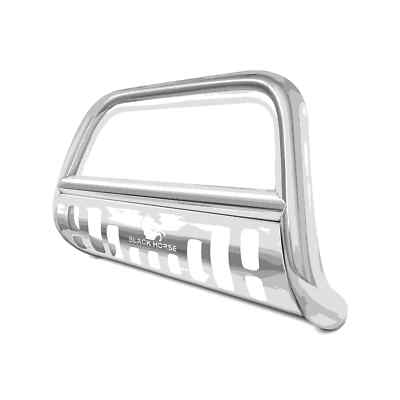 Black Horse Bull Bar Push Bar w/Skid Plate Stainless fit 2023-2025 Honda CR-V