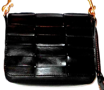 OLD TREND Black Leather Purse Shoulder Bag Crossbody NWT