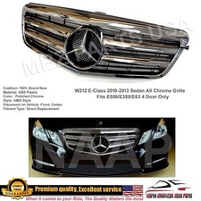 E-Class Grille All-Chrome E63 E550 E350 Sedan...