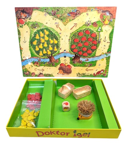 HABA 4208 - Doktor Igel Brettspiel 🎲 Kinderspiel Lernspiel⚡️Rarität Selten Holz - Bild 4 von 8
