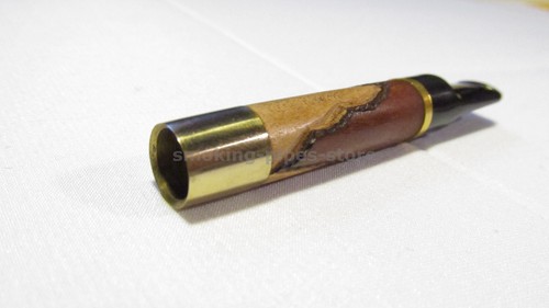 LOT 4 holz leder NORMALE Zigarettenspitze ZigarettenHalter 65 mm Handarbeit Neu - Picture 11 of 12