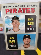 2019 Topps Heritage Nick Burdi, Alex McRae RC pirates #141 PWE