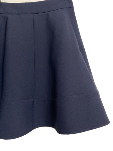$235 REISS Sz 4 Cecily Panel Fit & Flare Skirt RARE NEW Pockets Navy Blue - 第 4/10 張圖片