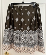 Charter Club Women  s Skirt 100 Cotton Fully Lined Size 4P Zip Closure