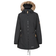 Trespass Women's Celebrity Fleece Lined Hooded Waterproof Parka Jacket Coat M, L