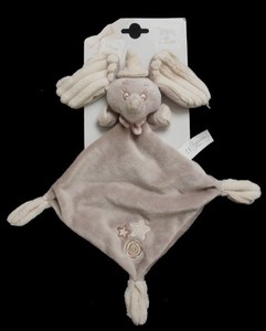 Doudou Elephant Dumbo Disney Nicotoy Plat Losange Gris Creme Neuf Ebay