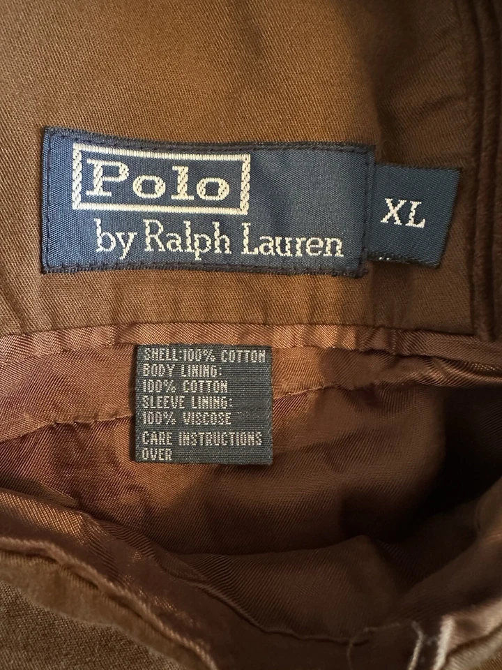 Chaqueta Blazer Polo Ralph Lauren Pana Para Hombre XL De Colección Dinero Antiguo Western Foto 4 de 4
