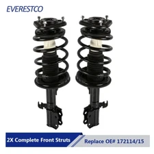 Set of 2 Front Complete Strut Assembly Coil Spring For 2003-2008 Toyota Corolla
