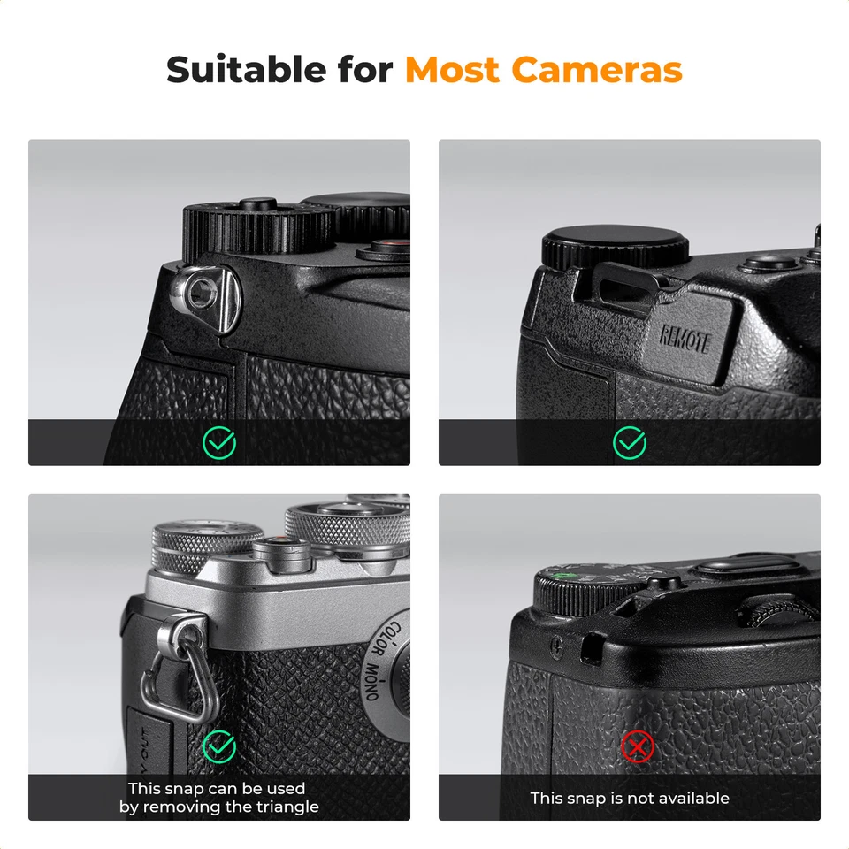 K&F Concept Neopren Kameragurt für DSLR Kamera - Universal Tragegurt - 100 cm - Bild 4 von 4