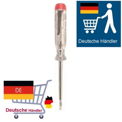Spannungsprüfer 140mm  100V - 250 V Volt Phasenprüfer Stromprüfer Tester NEU
