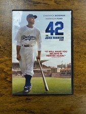 42: The Jackie Robinson Story - Chadwick Boseman (DVD, 2013) (B1175-60)