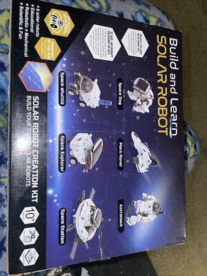 New! Build and Learn Solar Robot 6 in 1 different Solar Robot KIT Educational