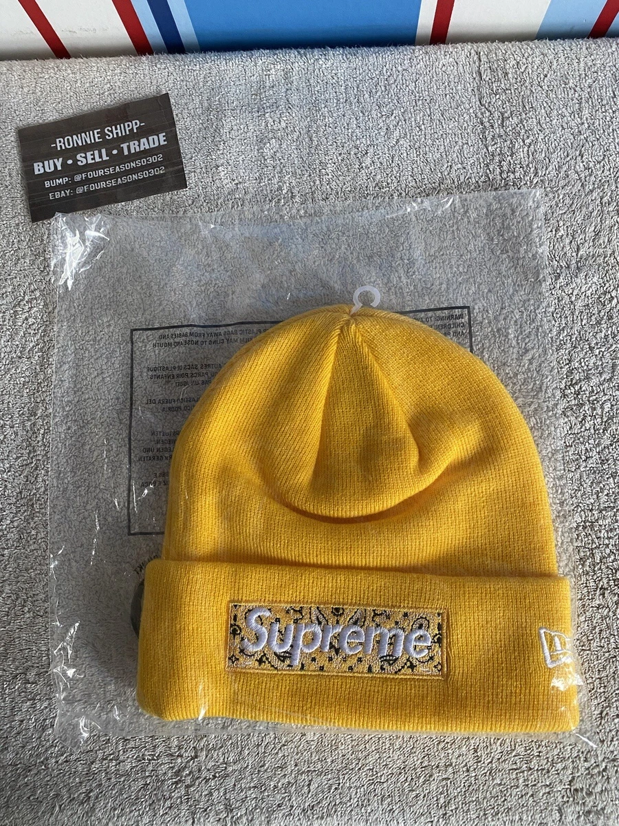 Supreme beanie clearance yellow
