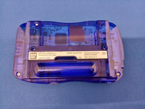 Bandai WonderSwan WS Swan Crystal Console Clear Blue - Japan retro game 240521 - Picture 11 of 19