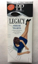 Pretty Polly Legacy Sheer Tights 15 Denier Appearance Barely Black Size S